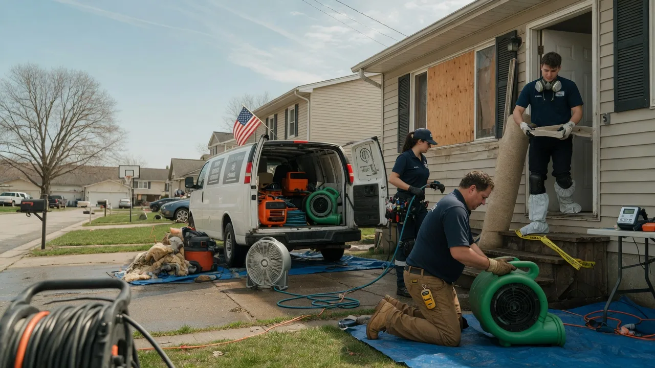 Water Damage Restoration in Jamestown, ND near me